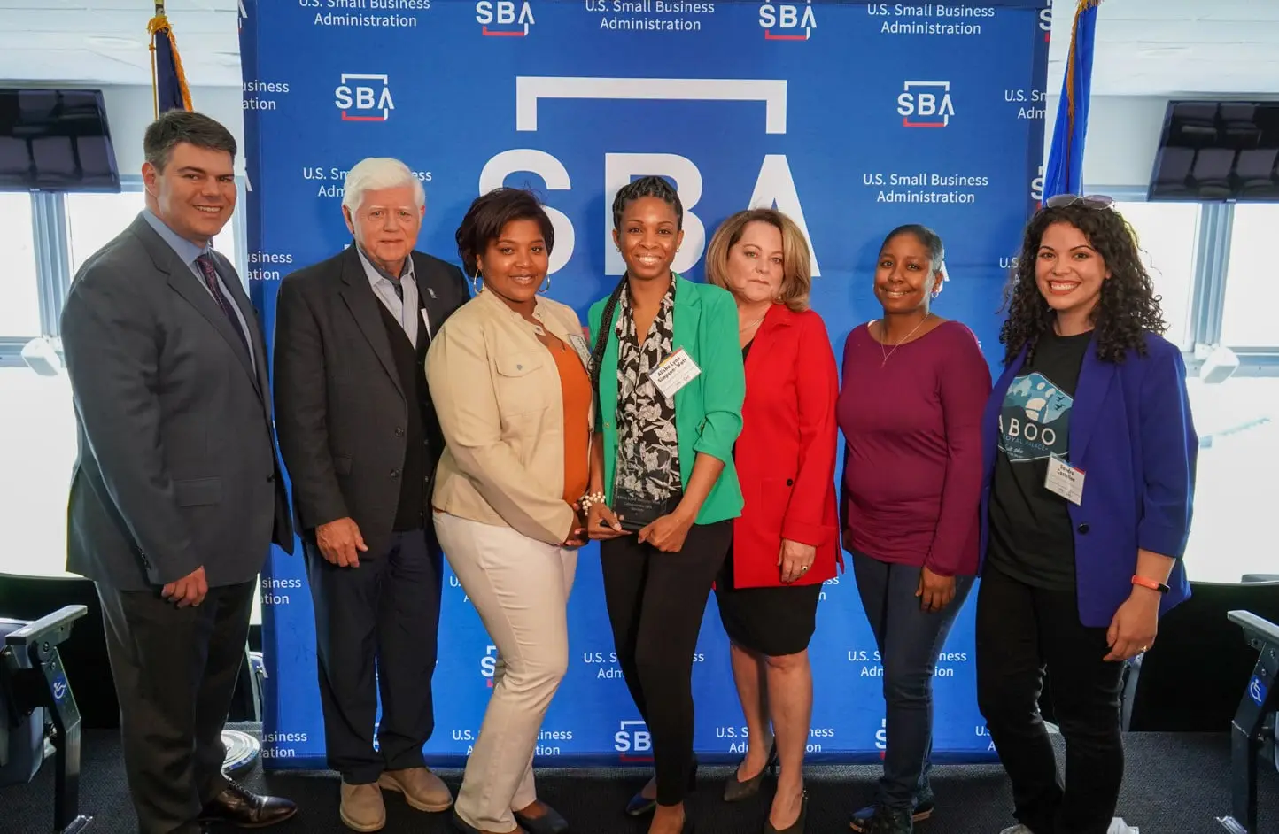 Collaborative ABA Services team at the 2023 SBA Small Business Awards ceremony