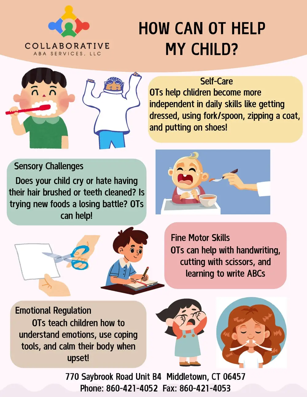 Occupational Therapy Services flyer