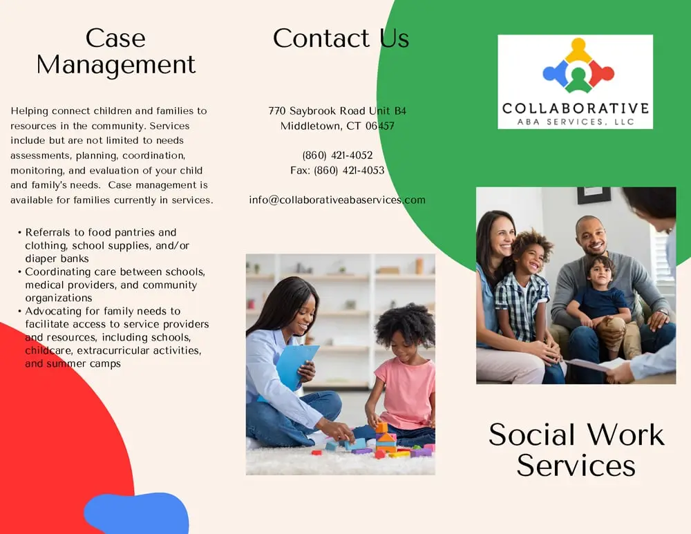 Social Work Services brochure